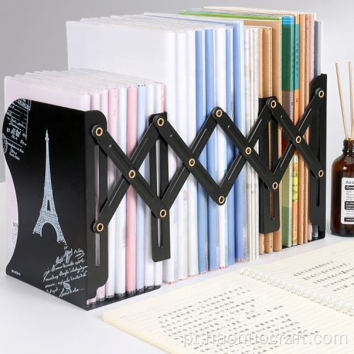 Arquivo de estante de metal de suporte de livro generoso criativo de alta qualidade